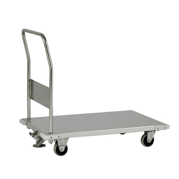 【法人様限定】フロアストッパー付き中荷重用ステンレス台車