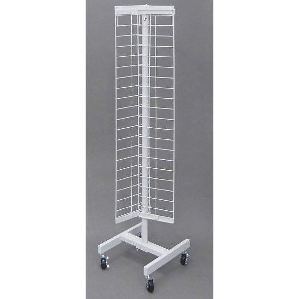 回転ネット什器3面 4面｜店舗備品・店舗什器・販促POPならAからZ