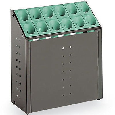 業務用カラー傘立て　シュート式　12・24・36・48本立　前面パネル付