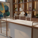 伸縮クリアポール角型