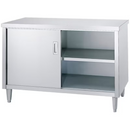 ステンレスキャビネット作業台　アジャスト付