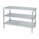ステンレス作業台　ベタ棚2段仕様【別注サイズ可】