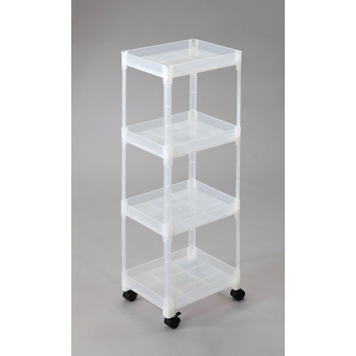 法人様限定】樹脂製4段ラック｜店舗備品・店舗什器・販促POPなら