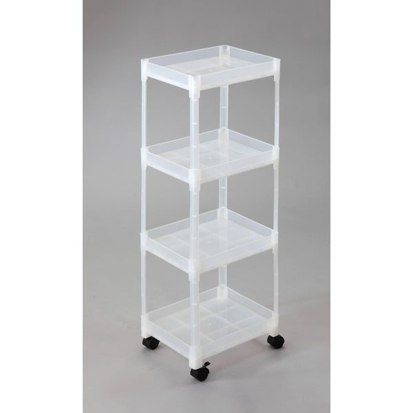 法人様限定】樹脂製4段ラック｜店舗備品・店舗什器・販促POPなら