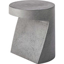 ストーン調ラウンドトップアートサイドテーブル　AST-31