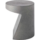 ストーン調ラウンドトップアートサイドテーブル　AST-31