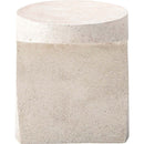 ストーン調ラウンドトップアートサイドテーブル　AST-31