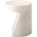 ストーン調ラウンドトップアートサイドテーブル　AST-31