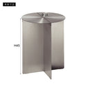 ステンレス製ラウンドサイドテーブル　DM-104SV