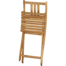 アカシア折りたたみカフェチェア　NX-901　2脚セット