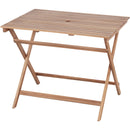 アカシア折りたたみカフェテーブル　パラソル対応　NX-903