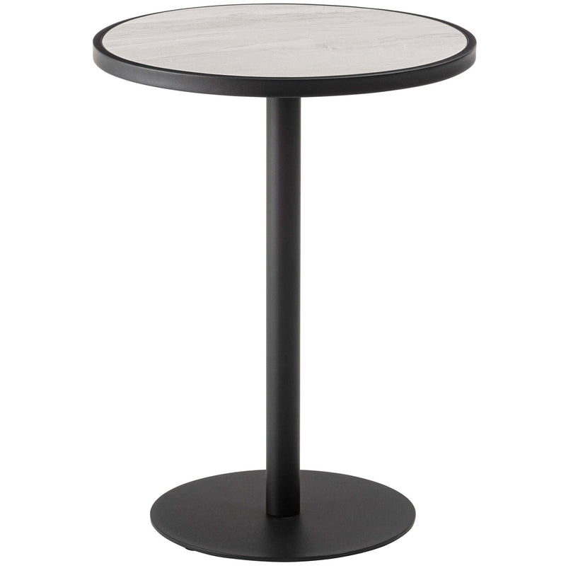 大理石調天板ラウンドカフェサイドテーブル PT-786｜店舗備品・店舗