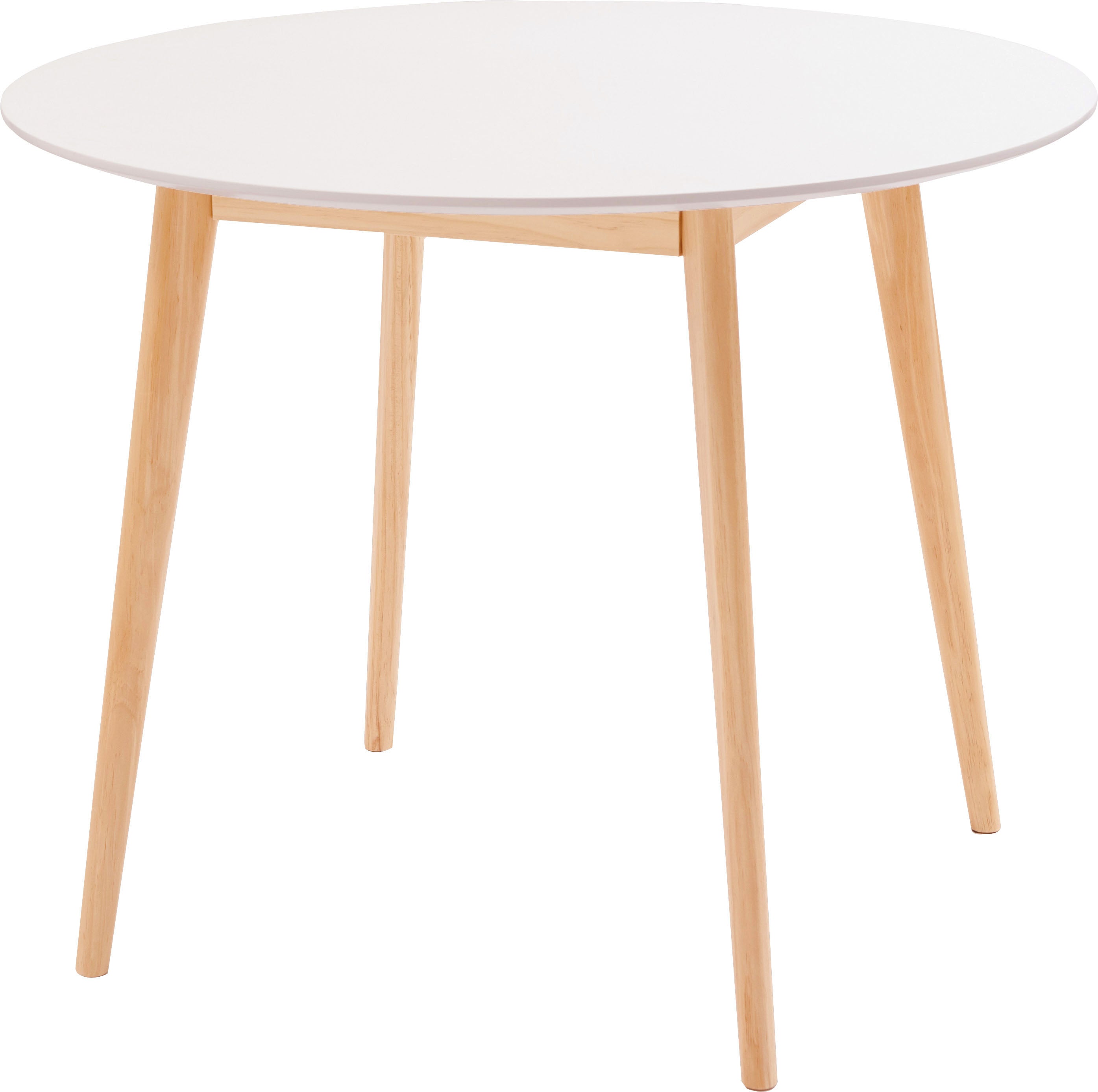 ラウンドカフェテーブルパイン天然木脚 TAP-001｜店舗備品・店舗什器