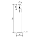 自立式充電スタンド　安定ベース付き