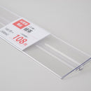 プライスカード（値札）用　POPレール Sタイプ ゴンドラ用　10本入