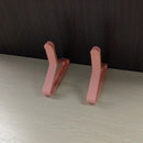 【おしゃれでかわいい飛沫防止パーテーション】カラースタンド　ピンク（アクリル板セット） アパレルショップ用