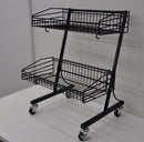 MDワゴン　黒２段タイプ