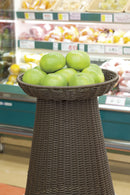 丸型ベース60型　ダークブラウン