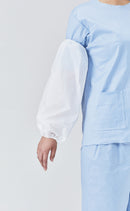 不織布アームカバー　ホワイト　NWA-WH