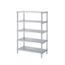 ステンレスラック　ベタ棚5段タイプ