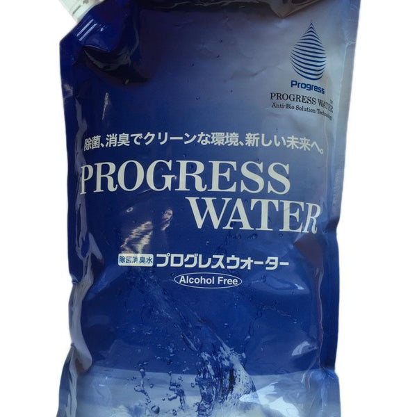 プログレスウォーター 2Lアルミパウチ 100ppm 10パック入｜店舗備品