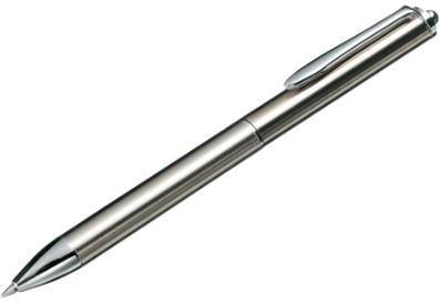 ステンレスツインボールペンKTB-117黒/赤123mm