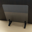 【飛沫防止パーテーション】カラースタンド　ブラック（アクリル板セット）