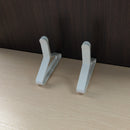 【飛沫防止パーテーション】カラースタンド　オフホワイト（アクリル板セット）