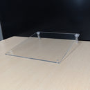 【ディスプレイスタンド】伸縮クリアポール　角板