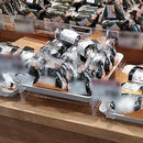 【ディスプレイスタンド】伸縮クリアポール　角板