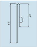POPレール Sタイプ ゴンドラ用　10本入
