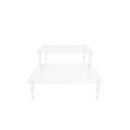 【ディスプレイスタンド】伸縮クリアポール　角板