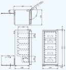 【法人様限定】業務用フリーザー(冷凍庫)アップライト型 前開きタイプ MA-6144A
