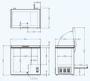 フリーザー(冷凍庫)チェスト型 上開きタイプ MA-6171A