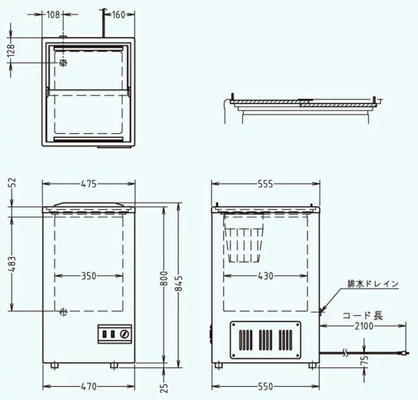 リード 冷蔵冷凍 セール m3 l2 図面